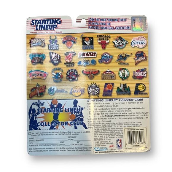 Starting Lineup 1997 Shaquille O’Neill Sport Superstar Collectibles - Picture 4 of 4